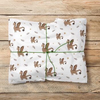 Dragon Gift Wrapping Paper Roll Or Folded, 2 of 3