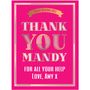 Personalised 'Thank You' Wine Gift, thumbnail 2 of 8