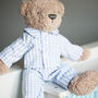 Gentleman Ted In Pyjamas Soft Bear Toy For Baby And Toddler, thumbnail 7 of 11