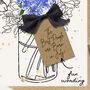 The Best People Are Born In July Larkspur July Birth Flower Birthday Card, thumbnail 4 of 12