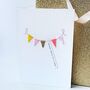 Hooray Personalised Stitched Birthday Card, thumbnail 1 of 2