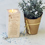 Personalised Wedding Wooden Tealight Holder, thumbnail 1 of 2