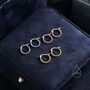 Sterling Silver Braided Huggie Hoop Earrings, thumbnail 9 of 12
