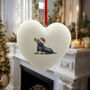 Dachshund Ceramic Bauble, thumbnail 3 of 4