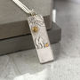 Dog Lovers Necklace With Yellow Sapphire Sunshine, thumbnail 1 of 4