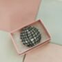 Disco Ball Glitter Resin Brooch / Letterbox Gift For Her / Gift For Abba Lovers / Disco Queen, thumbnail 4 of 6