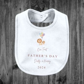 First Father's Day Baby Bodysuit Bear, 2 of 3