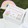 Personalised Fairy Garden New Baby Or Birthday Keepsake Box, thumbnail 2 of 3