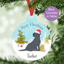 Personalised Labrador Christmas Decoration, thumbnail 1 of 3