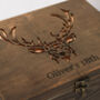 Stag Personalised Cufflink And Watch Box, thumbnail 2 of 10
