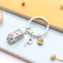 Caravan Personalised Keyring Travel Caravanning Gift, thumbnail 3 of 11