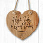 Cornish Gifts 'High Tides And…Oak Hanging Heart, thumbnail 1 of 3