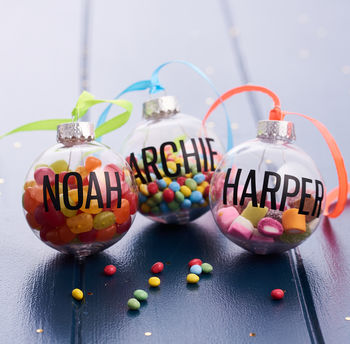 Personalised Fill Me Up Bauble, 8 of 11