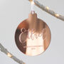Personalised Baby's 1st Christmas Ornament, thumbnail 1 of 3