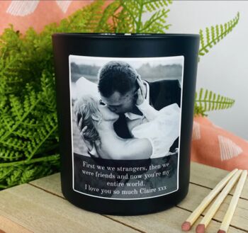 Personalised Special Occasion Photo Message Candle, 2 of 11