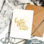 'Hello Little One' New Baby Card, thumbnail 2 of 5