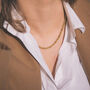 Maia Twist Chain Necklace | 18 K Gold Plated, thumbnail 3 of 6