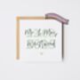 Personalised Wedding Card / Couple To Be Vanilla Card *Colour Options, thumbnail 6 of 6