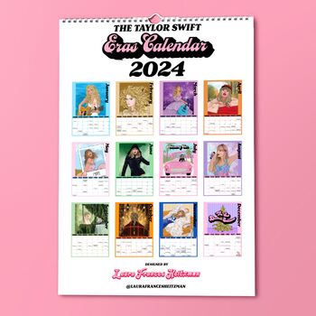Taylor Swift 2024 Eras Calendar, 6 of 6