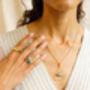 Gaia Emerald Ring, thumbnail 1 of 8