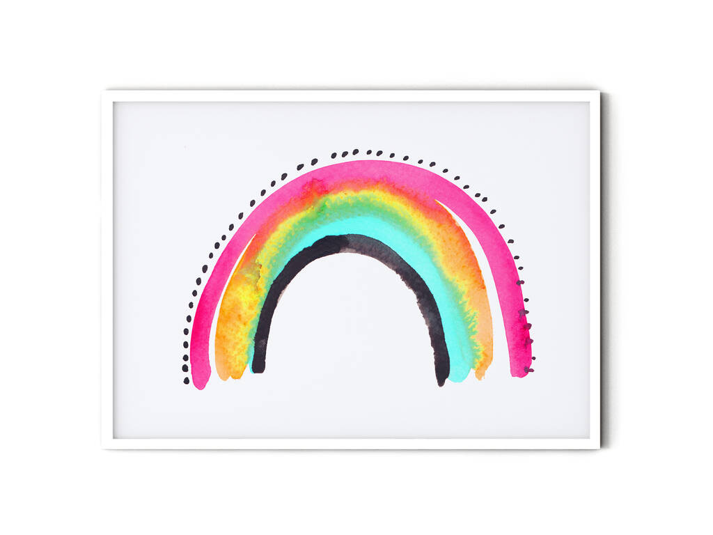 Rainbow Print By Suzielou textiles | notonthehighstreet.com