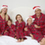 Personalised Matching Tartan Brushed Cotton Family Christmas Pyjamas *Offer*, thumbnail 4 of 12