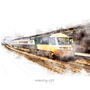 Train Personalised Portrait, thumbnail 6 of 8