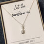Sunshine Pineapple Necklace In Sterling Silver, thumbnail 1 of 10