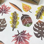 Leaf Rubber Stamp Set, thumbnail 3 of 6