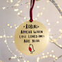 Remembrance 'Robins Appear' Christmas Tree Decoration, thumbnail 4 of 7