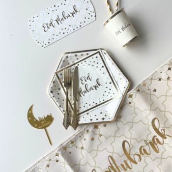 Cream And Gold Eid Party In A Box Decorations, 12 of 12