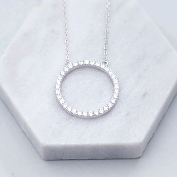 Pave Eternity Necklace, 2 of 4