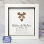 Personalised 5th Anniversary Gift Framed Wooden Heart, thumbnail 1 of 6