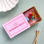 'You Are Blooming Lovely' Dried Flower Matchbox, thumbnail 1 of 3