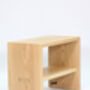 Handmade Wooden Bedside Table With Shelf, thumbnail 1 of 6