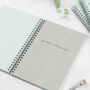 Personalised Ivf Journey Planner Mint, thumbnail 7 of 11