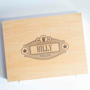 Personalised Wooden Art Box, 6 of 6