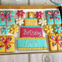 Personalised Hand Iced Birthday Cookie Letterbox Gift, thumbnail 1 of 3