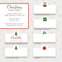 Personalised Colourful Christmas Place Cards, thumbnail 3 of 12