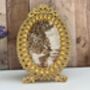 Gold Oval Photo Frame 6x4 Inch – Beaded Design, thumbnail 7 of 8
