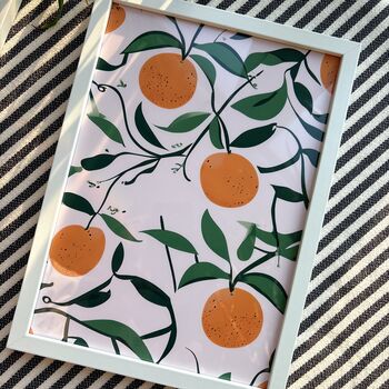 Orange Art Print, Citrus Prints, Fruit Art, 2 of 8
