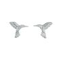 Hummingbird Stud Earrings, thumbnail 4 of 5