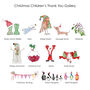 Children's Christmas Thank You Cards, thumbnail 2 of 4