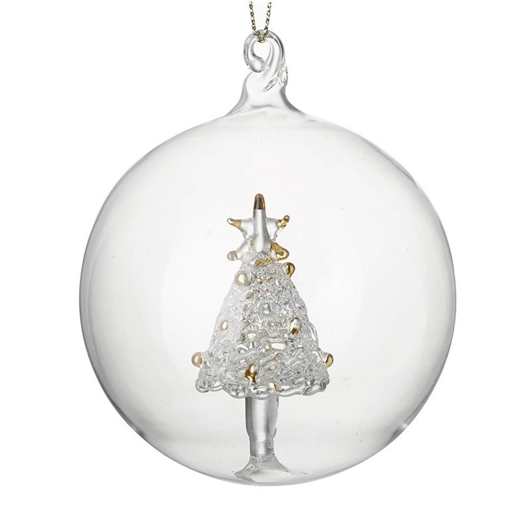Christmas Tree Glass Blown Bauble