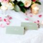 Handwritten Sage Place Cards With White Ink, thumbnail 6 of 8