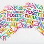 Fill Each Day With Positive Thoughts Vinyl Sticker, thumbnail 3 of 4