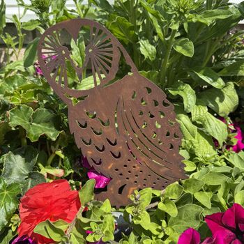 Owl Garden Decoration , Gift For A Gardener , Sign Feature Ornament, 2 of 11