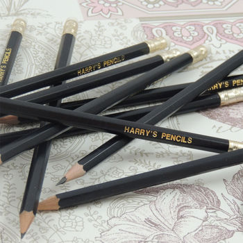 12 Personalised Graphite Pencils, 2 of 7