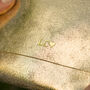 Personalised Gold Leather Clutch Purse, thumbnail 3 of 9