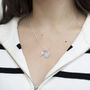 Personalised Sterling Silver Cz Cross Pendant, thumbnail 2 of 8